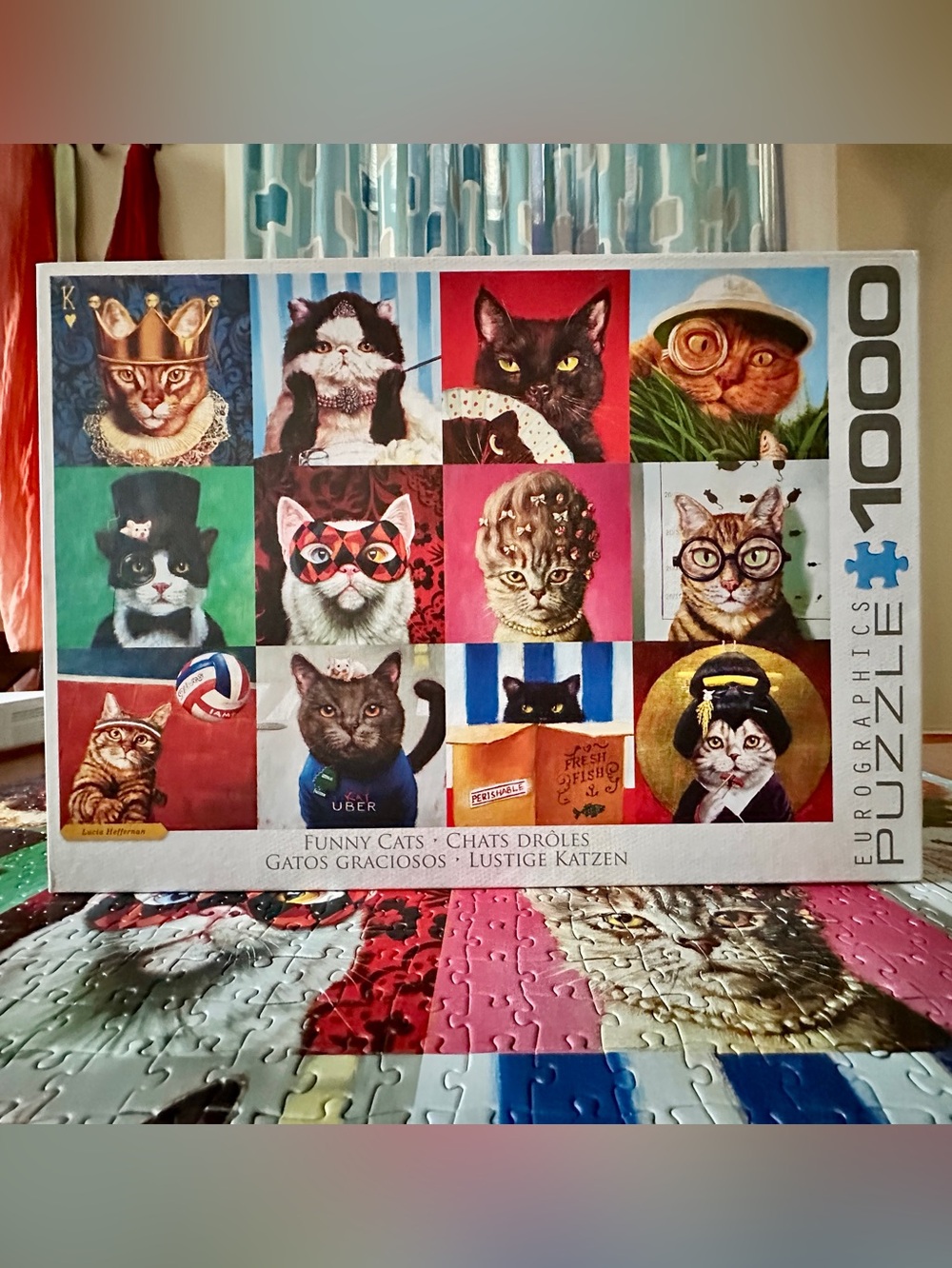 Eurographics Funny Cats Puzzle 1000 piece